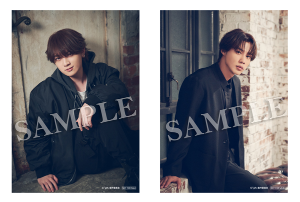 ドラマ『gift』 Blu-ray楽天ブックス特典 柚原隼人&筧有起哉 L判ソロブロマイド2枚セット